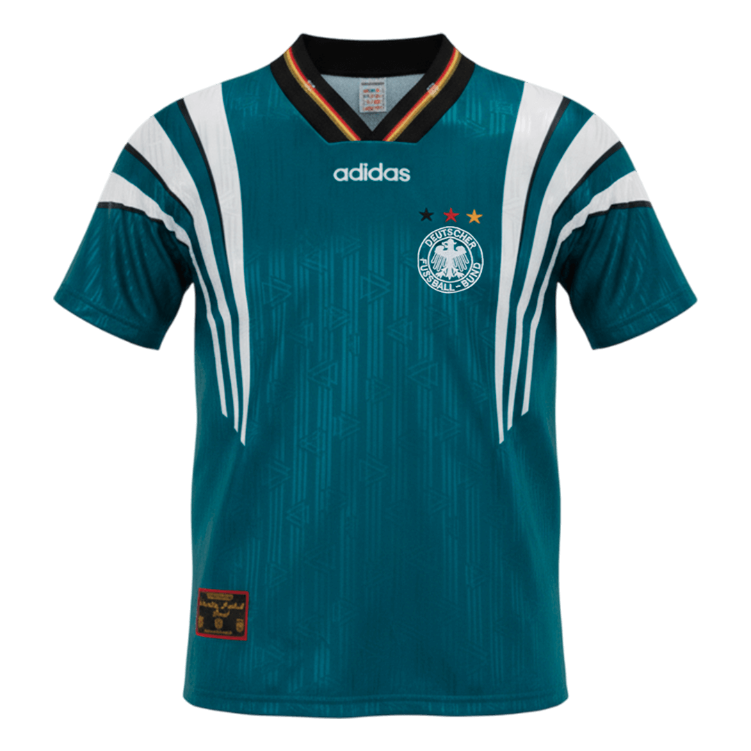 Retro 96/97 Germany Away Soccer Jersey Green