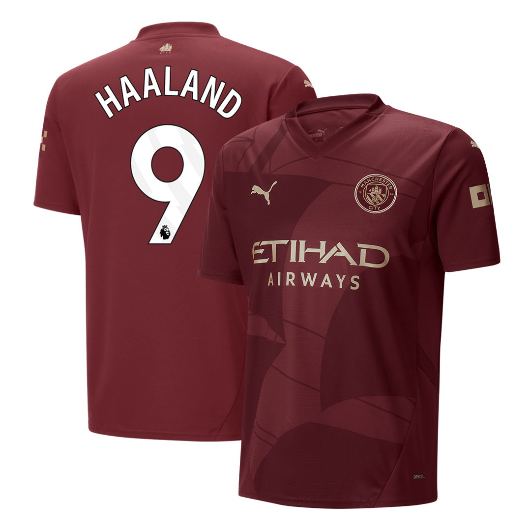 Manchester City HAALAND #9 Third Away Soccer Jersey 2024/25