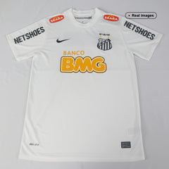 Maillot de football rétro Santos FC NEYMAR JR #11 Domicile 2012