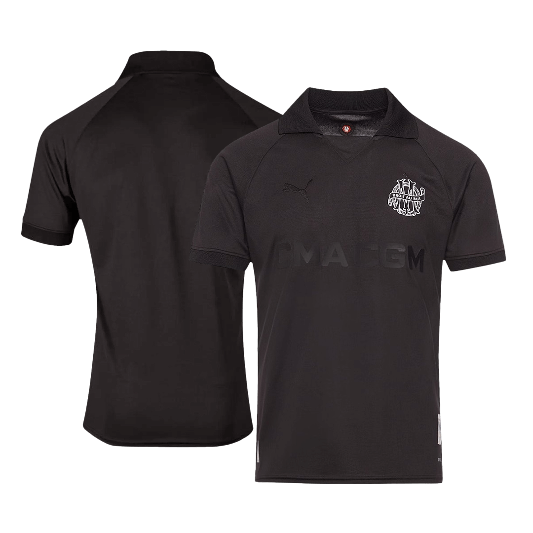 Marseille Goalkeeper Soccer Jersey 2024/25 - Black（125th Anniversary）