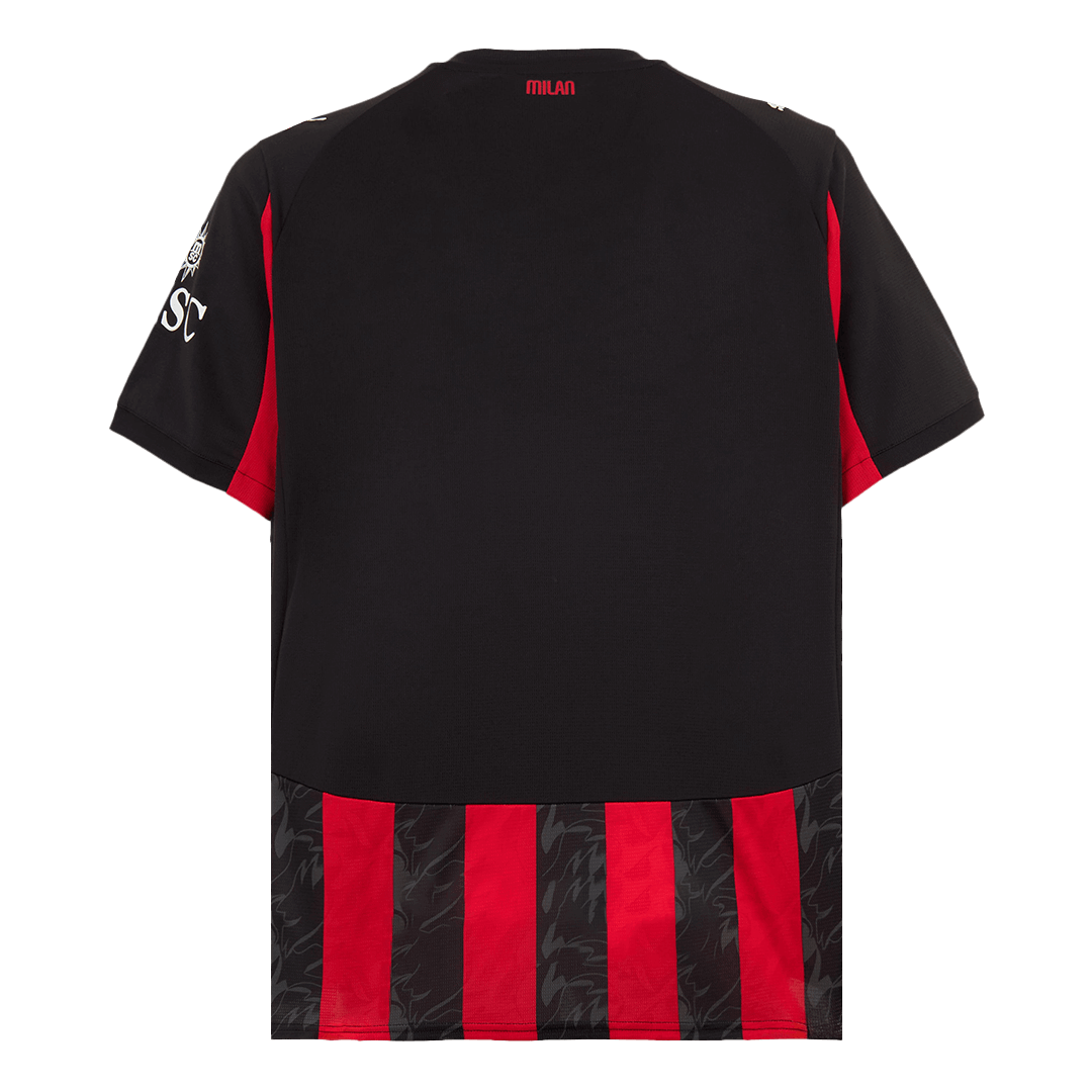 Maillot domicile AC Milan 2025/26 rouge et noir