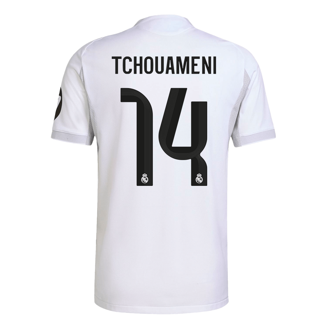 TCHOUAMENI #14 Authentic Real Madrid Home Soccer Jersey 2025/26 White