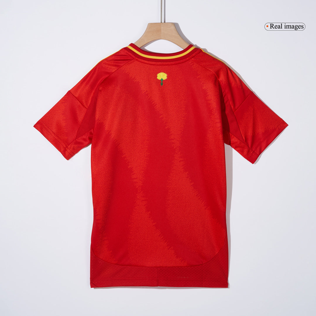 Maillot domicile Espagne EURO 2024 Enfant (Maillot + Short + Chaussettes)