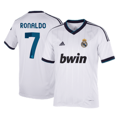 RONALDO #7 Retro 2012/13 Real Madrid Home Soccer Jersey White