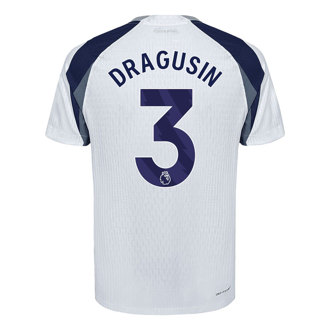 DRAGUSIN #3 Authentic Tottenham Hotspur Home Soccer Jersey 2025/26 White