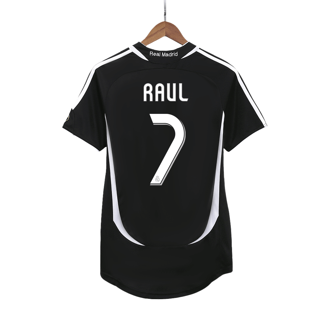 Real Madrid RAUL #7 Away Soccer Jersey Retro 2006/07