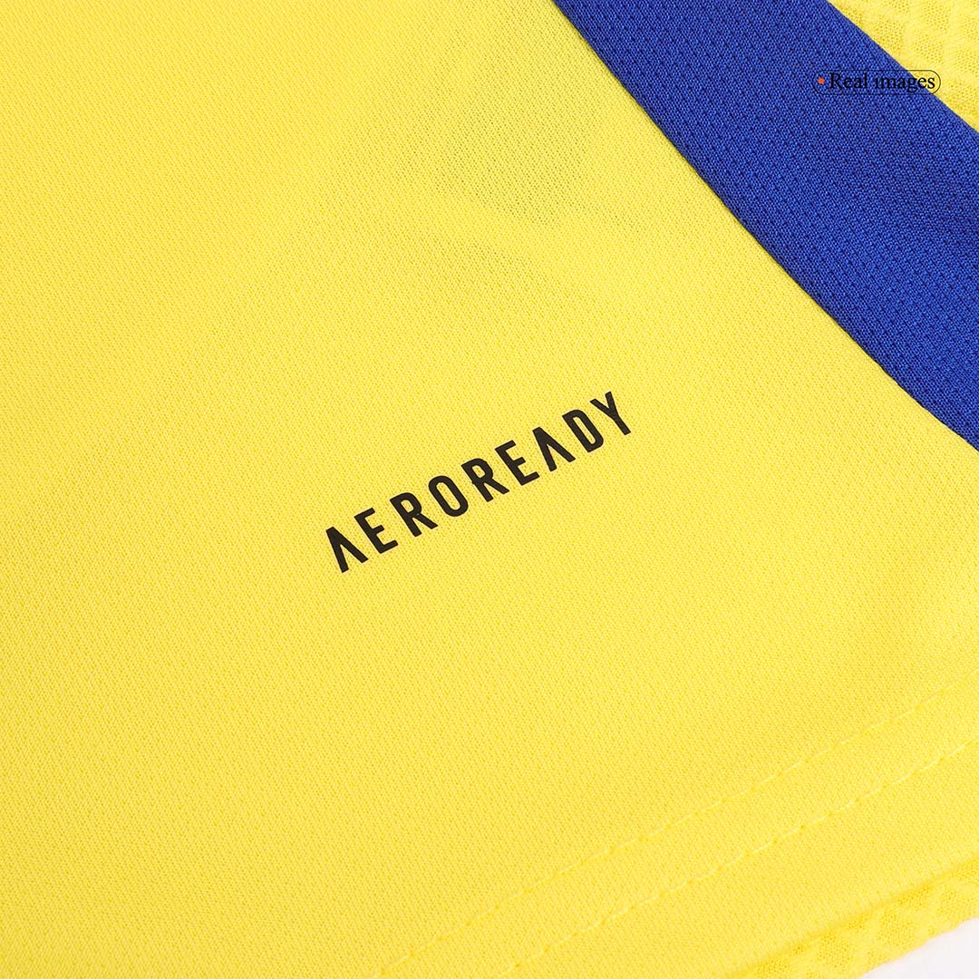 Al Nassr RONALDO #7 Home Soccer Jersey Kit 2024/25 Kids(Jersey+Shorts)