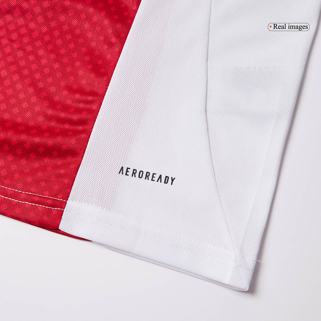 Ajax Home Soccer Jersey 2025/26 Red&White