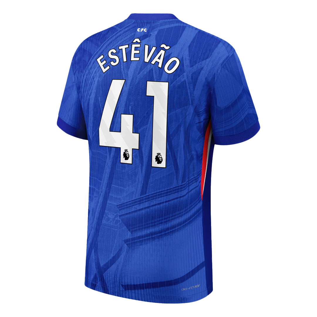 ESTÊVÃO #41 Authentic Chelsea Home Soccer Jersey 2025/26 Blue