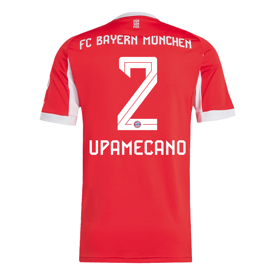 UPAMECANO #2 Bayern Munich Home Soccer Jersey 2025/26 Red
