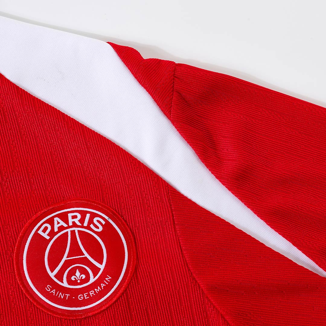 PSG Zipper Sweatshirt Kit(Top+Pants) 25/26 Red