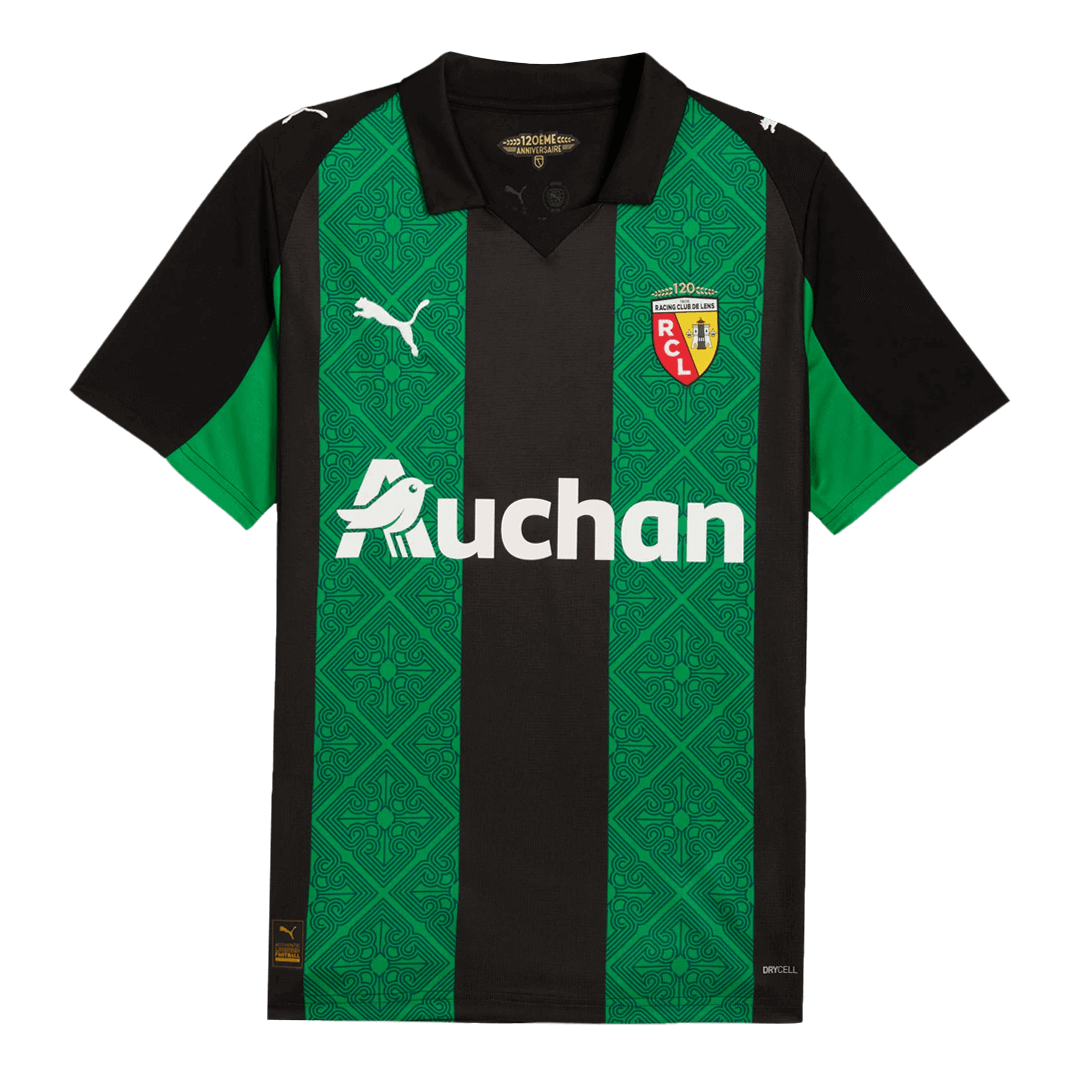 RC Lens Away Soccer Jersey 25/26 Green&Black