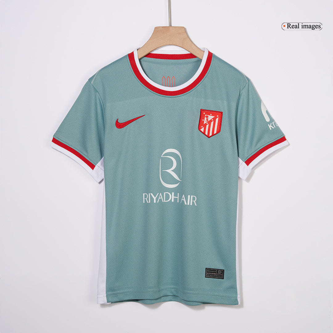 Atletico Madrid Away Soccer Jersey Kit 2024/25 Kids(Jersey+Shorts+Socks)