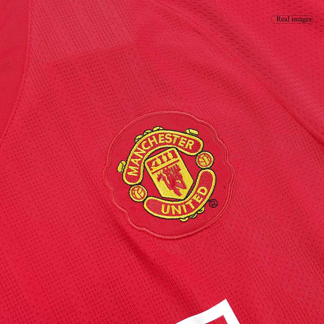 Maillot Domicile Rétro Manchester United Ronaldo #7 2007/08 - Manches Longues