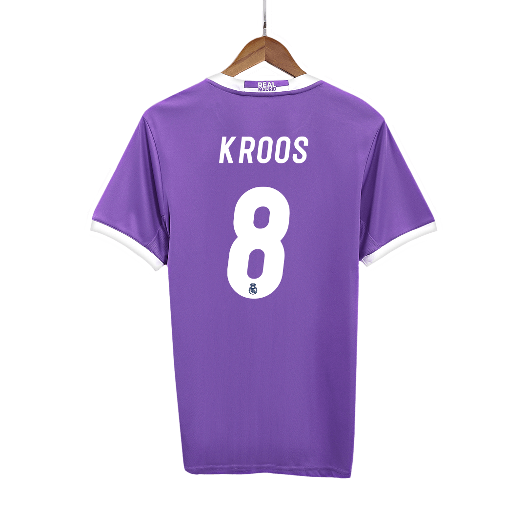 Real Madrid KROOS #8 Away Soccer Jersey Retro 2016/17