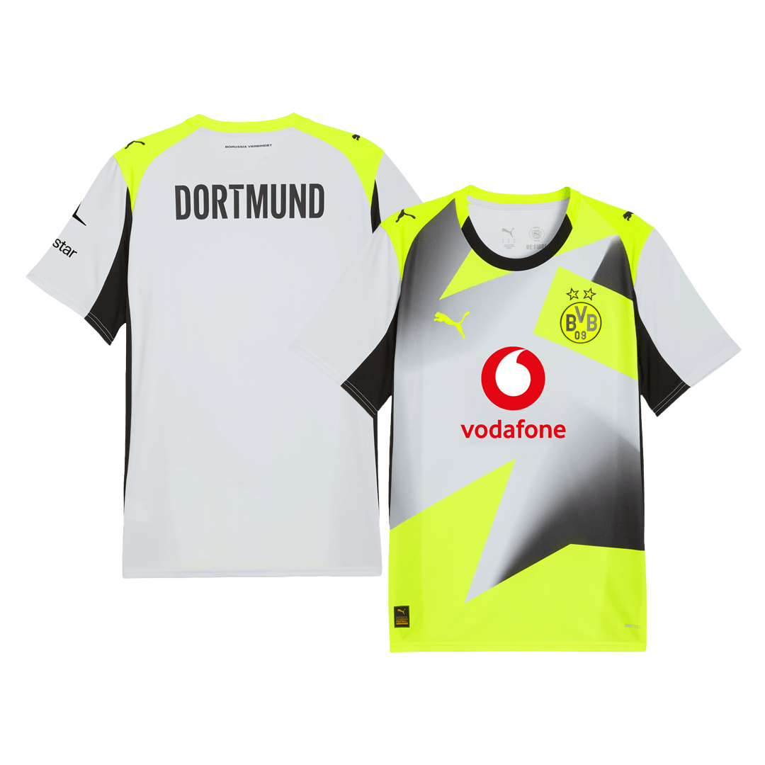Borussia Dortmund Away Soccer Jersey 25/26 Gray