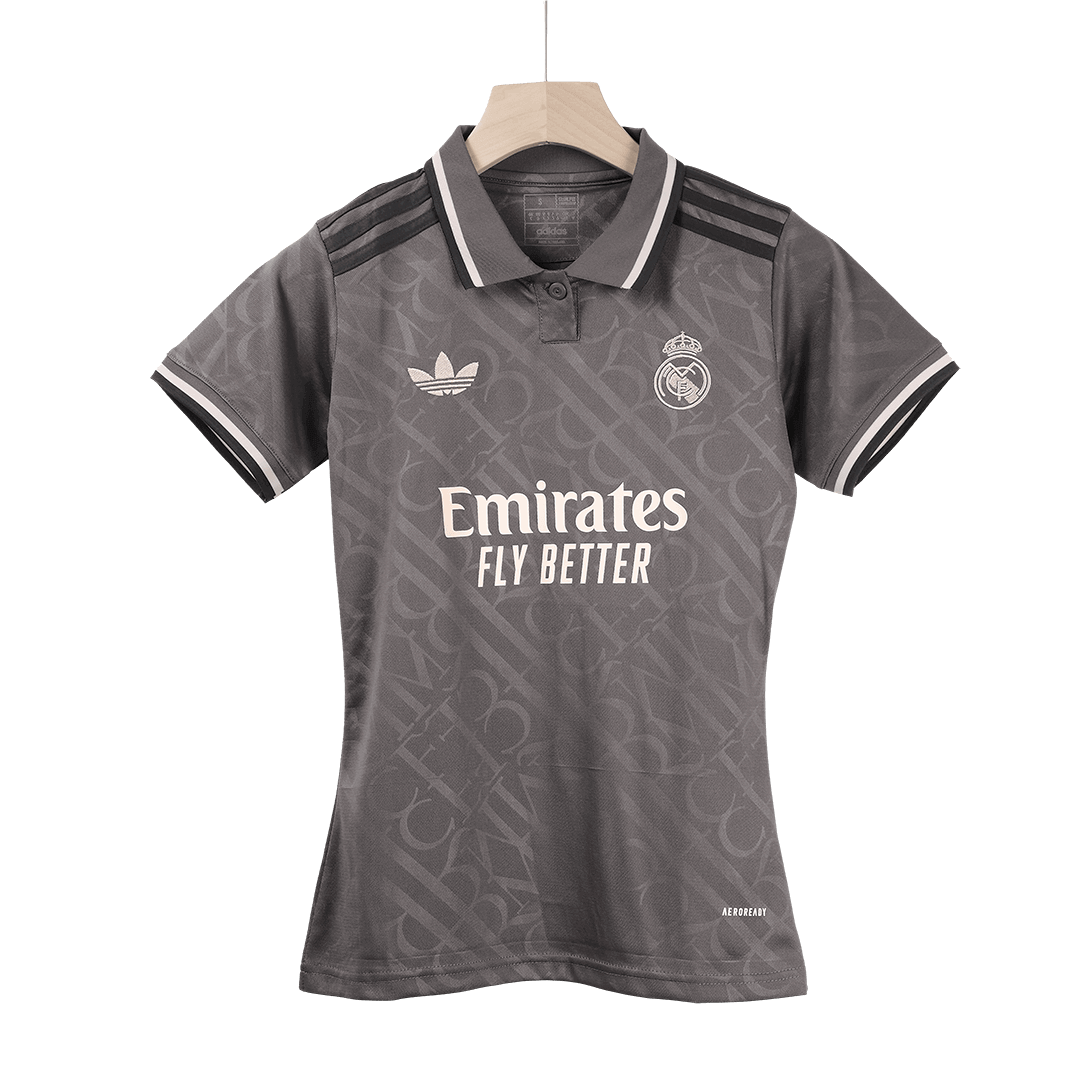 Maillot de football extérieur 3e du Real Madrid pour femme 2024/25
