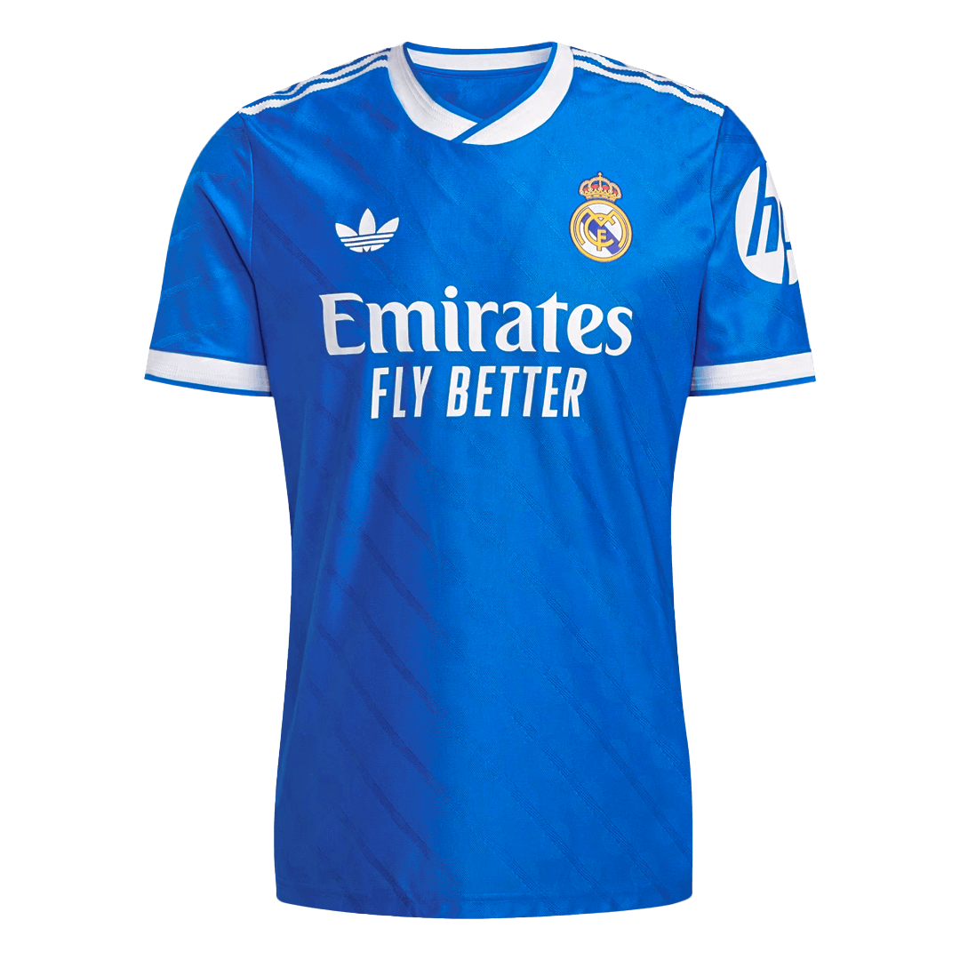 F. MENDY #23 Authentic Real Madrid Third Away Soccer Jersey 2025/26 Blue