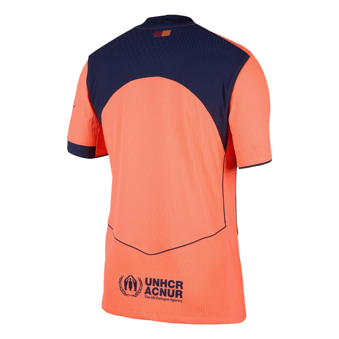 Authentic Barcelona Third Away Soccer Jersey 25/26 Orange