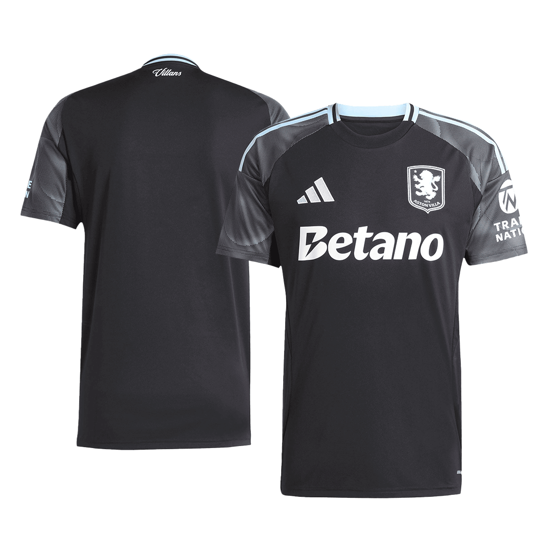 Aston Villa Away Soccer Jersey 25/26 Black