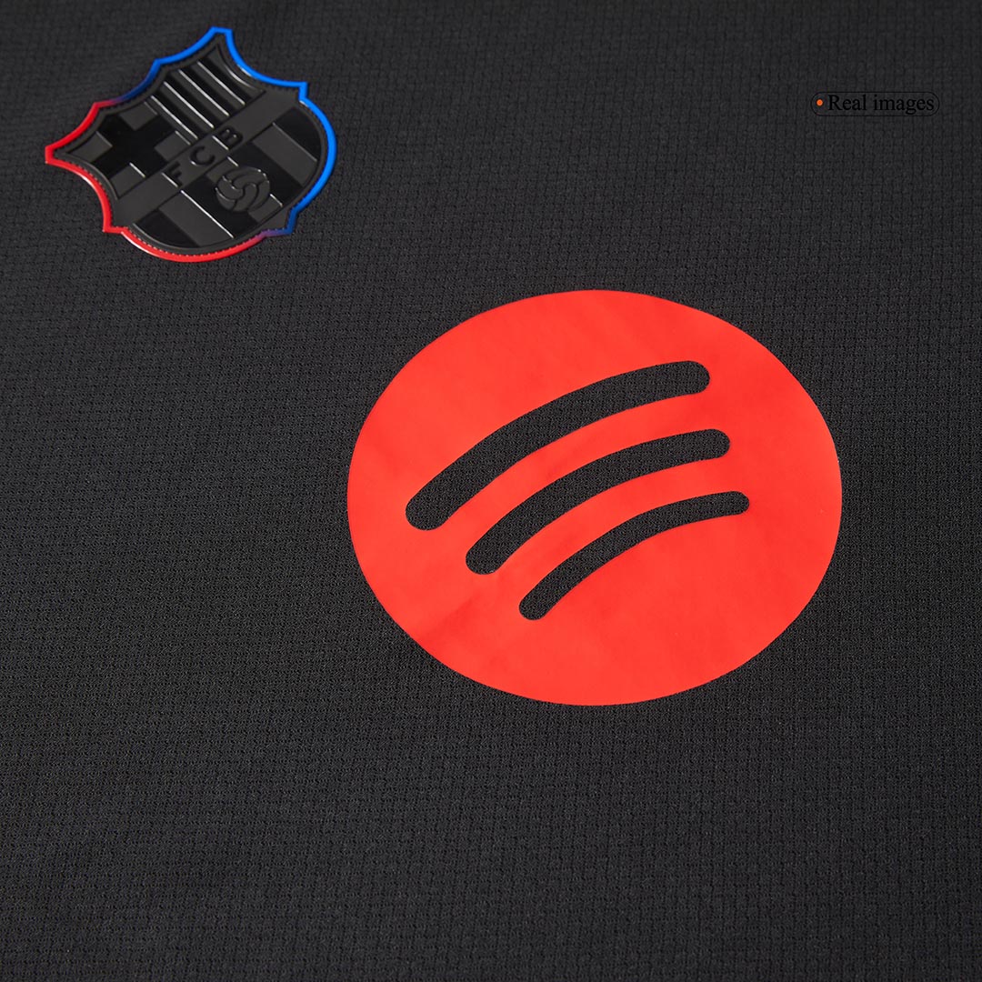Barcelona RAPHINHA #11 Away Soccer Jersey Authentic 2024/25 - UCL Edition (Spotify Logo Without Text)
