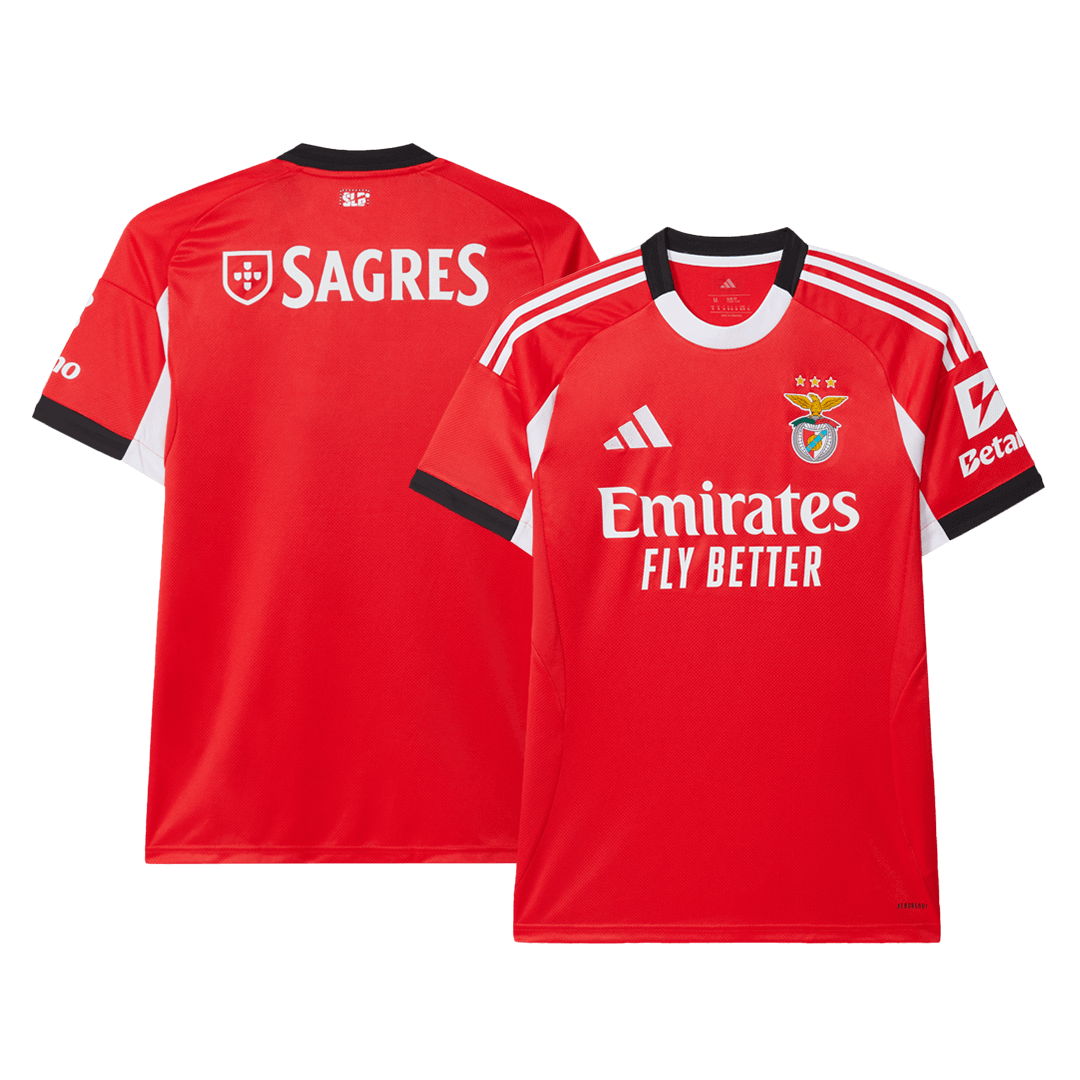 Benfica Home Soccer Jersey 2025/26 Red