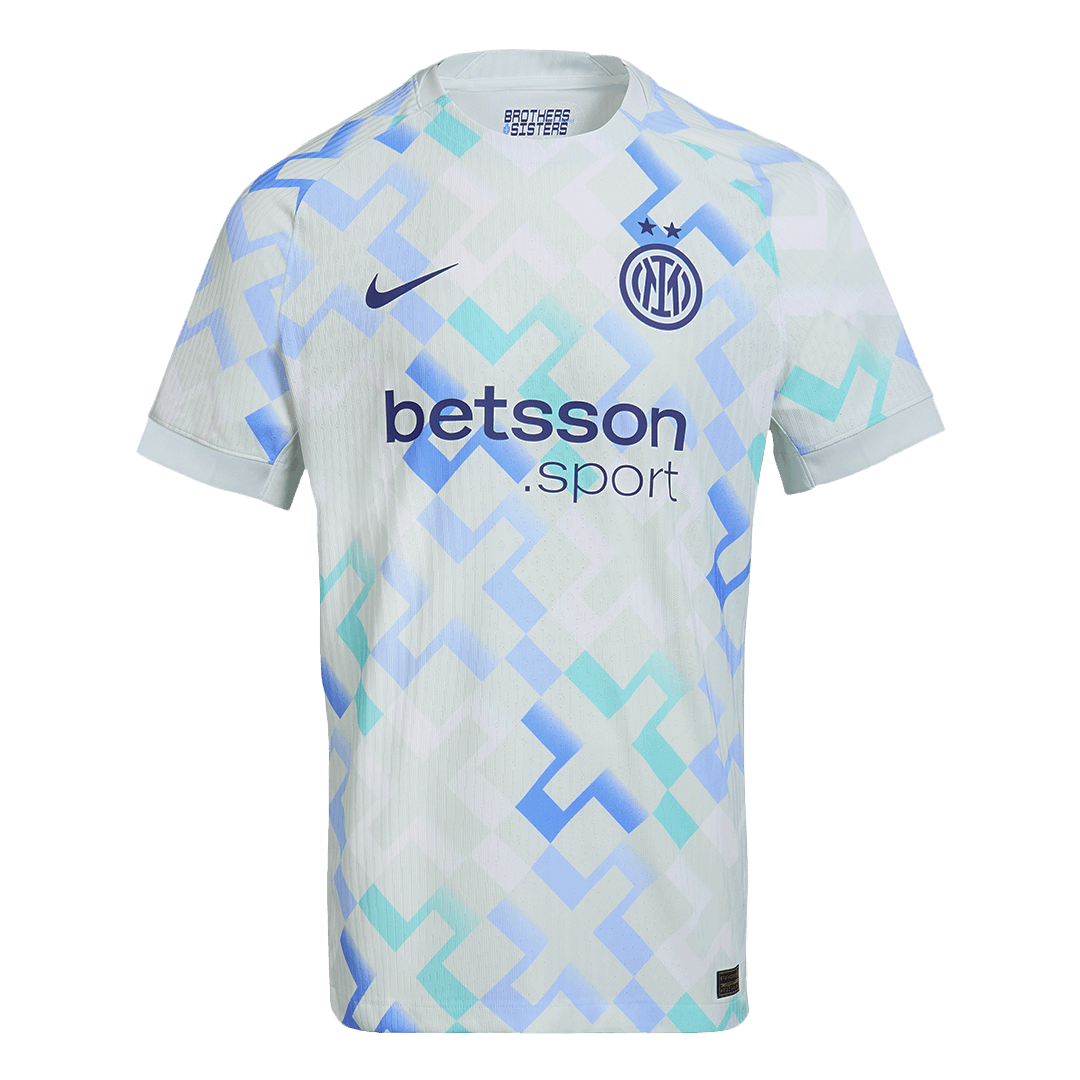 DUMFRIES #2 Authentic Inter Milan Away Soccer Jersey 2025/26 Blue