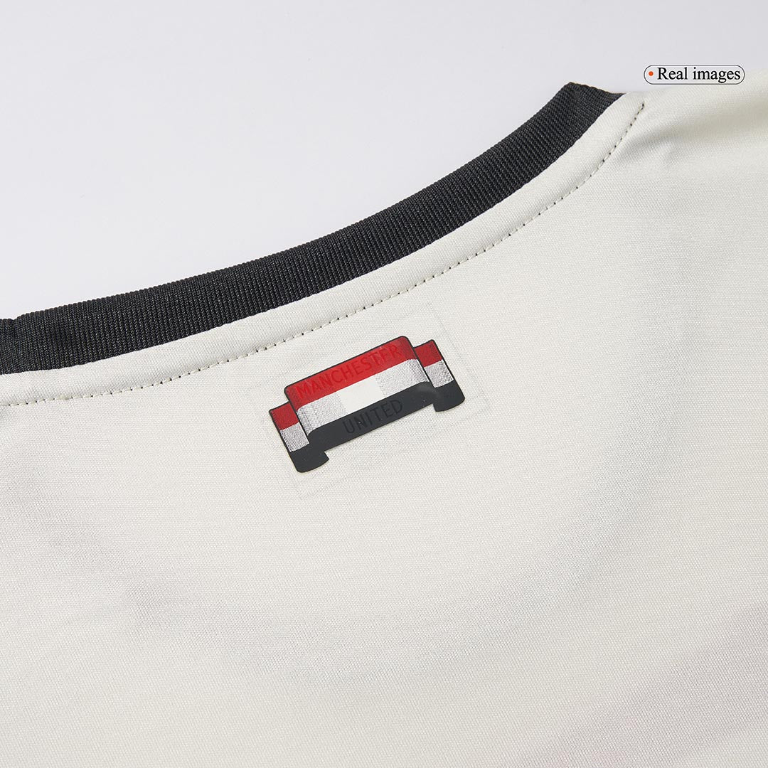 Manchester United Auswärts-Fußballtrikot-Set 2024/25 für Kinder (Trikot + Shorts + Socken)