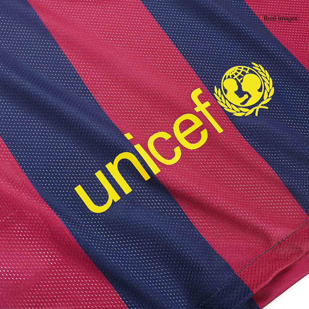 Barcelona SUÁREZ #9 Home Soccer Jersey Retro 2014/15