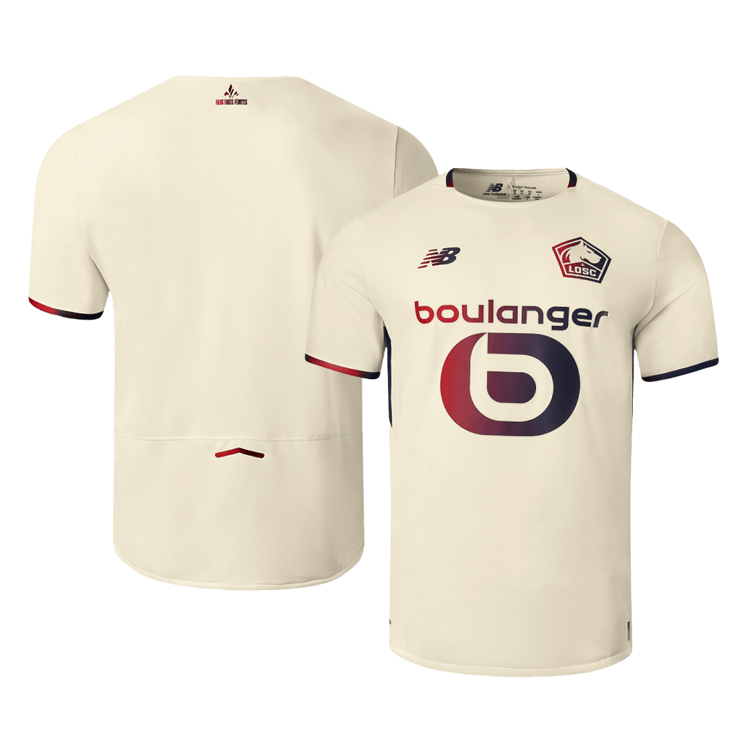 Lille OSC Away Soccer Jersey 25/26 Beige