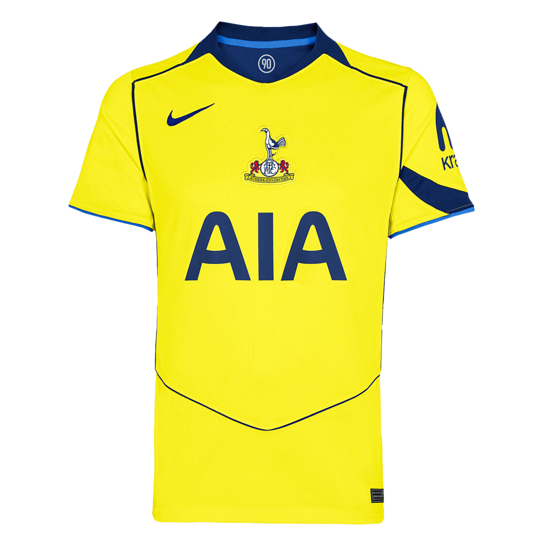 Tottenham Hotspur Third Soccer Jersey 25/26 Yellow