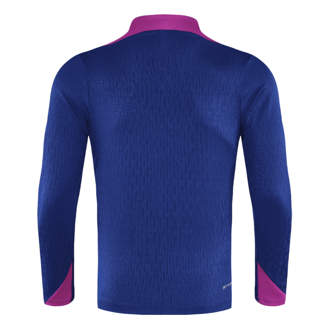 Barcelona Zipper Sweatshirt Kit(Top+Pants) 25/26 Navy