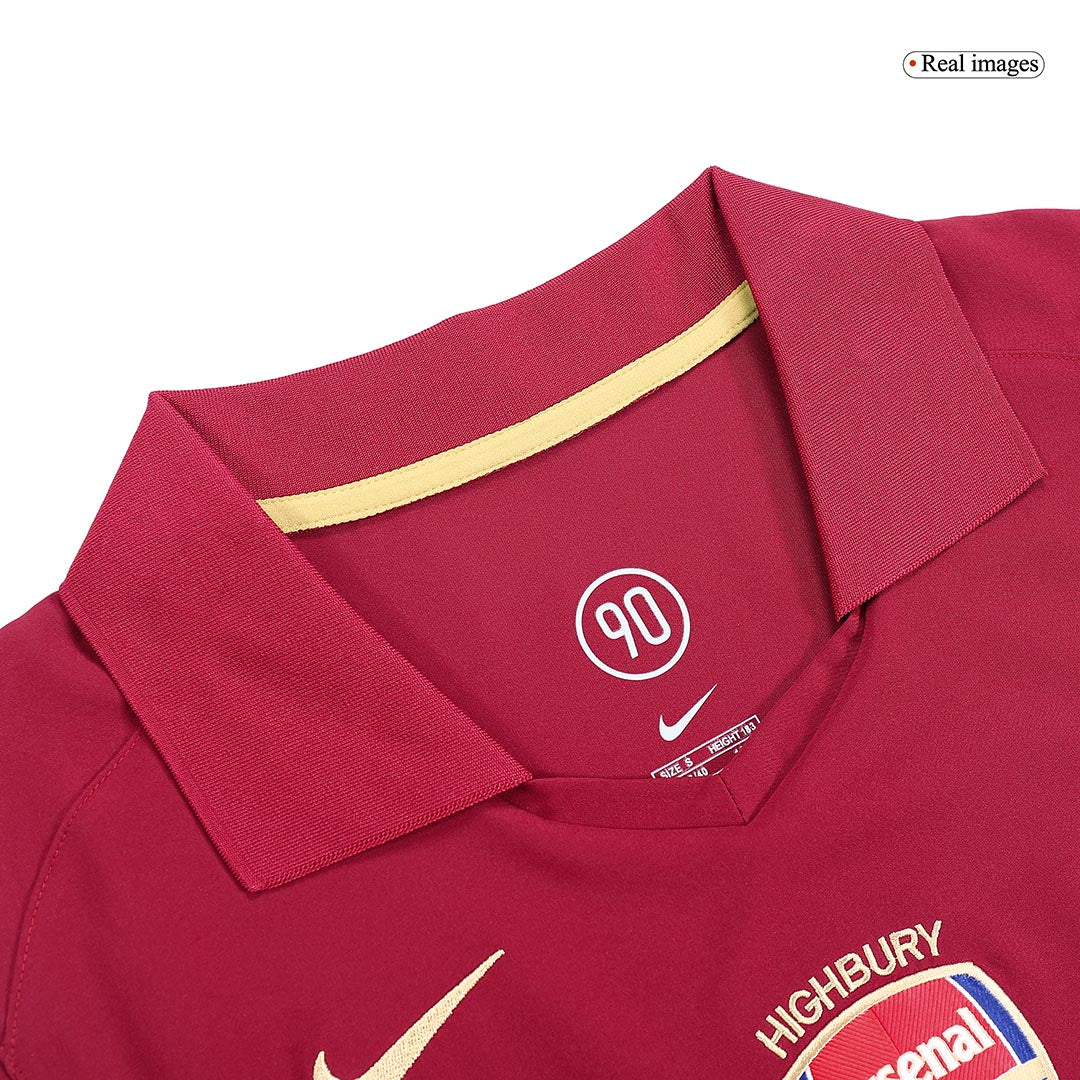 Arsenal BERGKAMP #10 Home Soccer Jersey Retro 2005/06