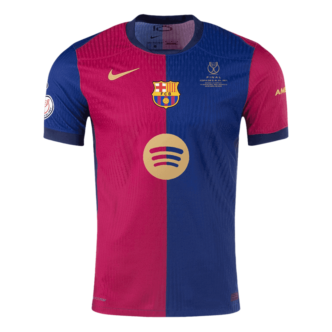 Barcelona Home Soccer Jersey Authentic 2024/25 - Copa del Rey Final