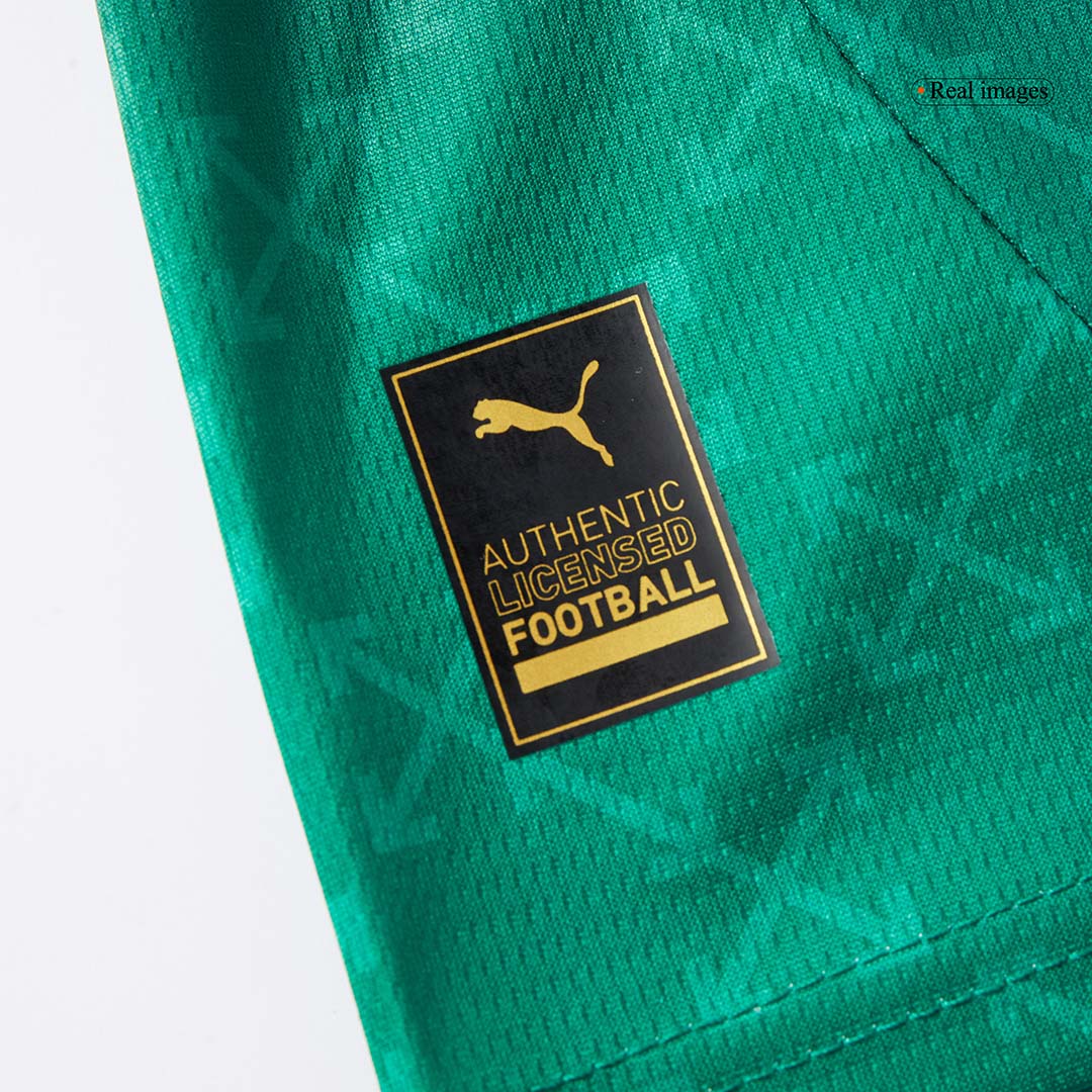 AC Mailand Viertes Auswärts-Fußballtrikot (Trikot + Shorts) 2024/25 Grün &amp; Schwarz für Kinder