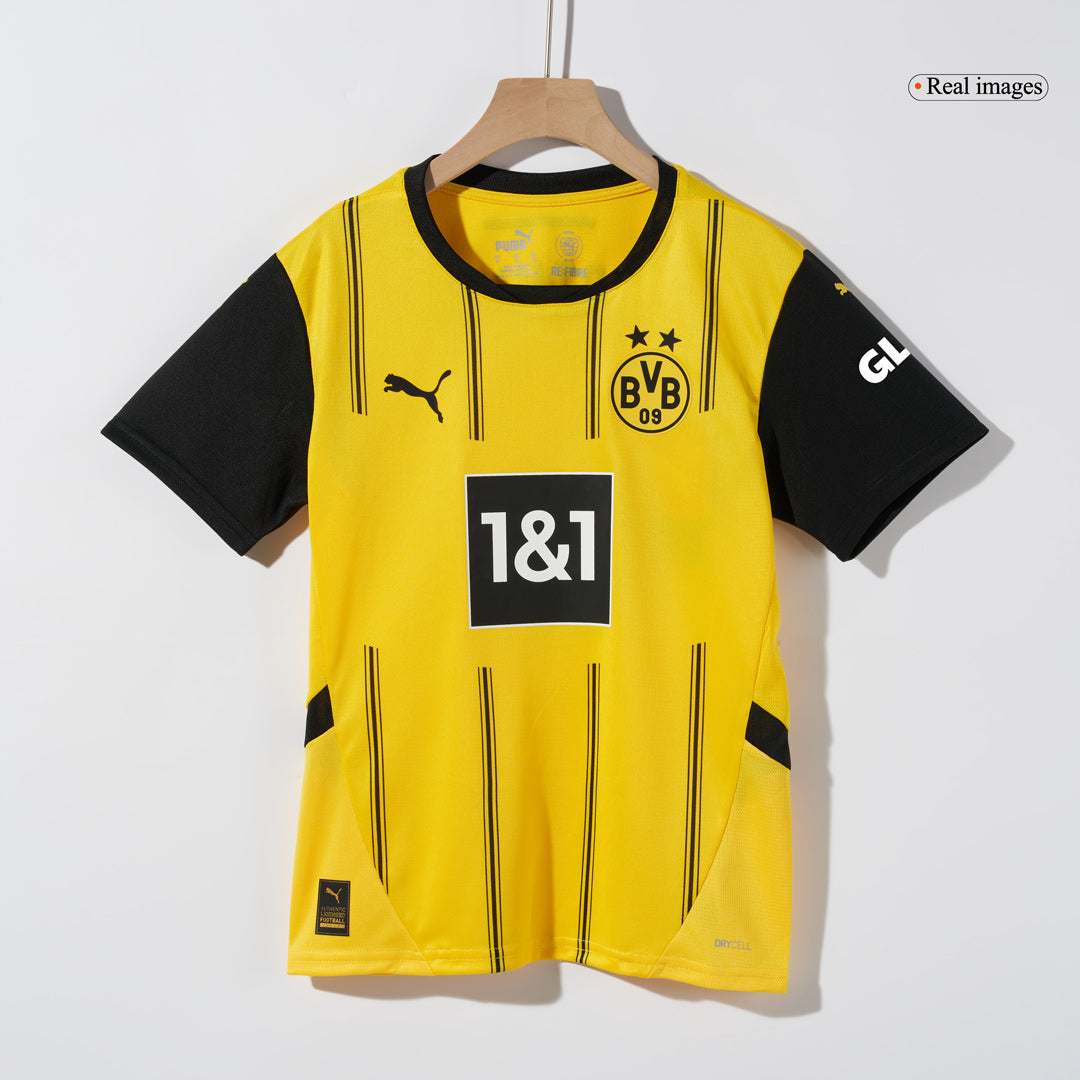 Maillot domicile Dortmund 2024/25 pour enfant (maillot, short, chaussettes)