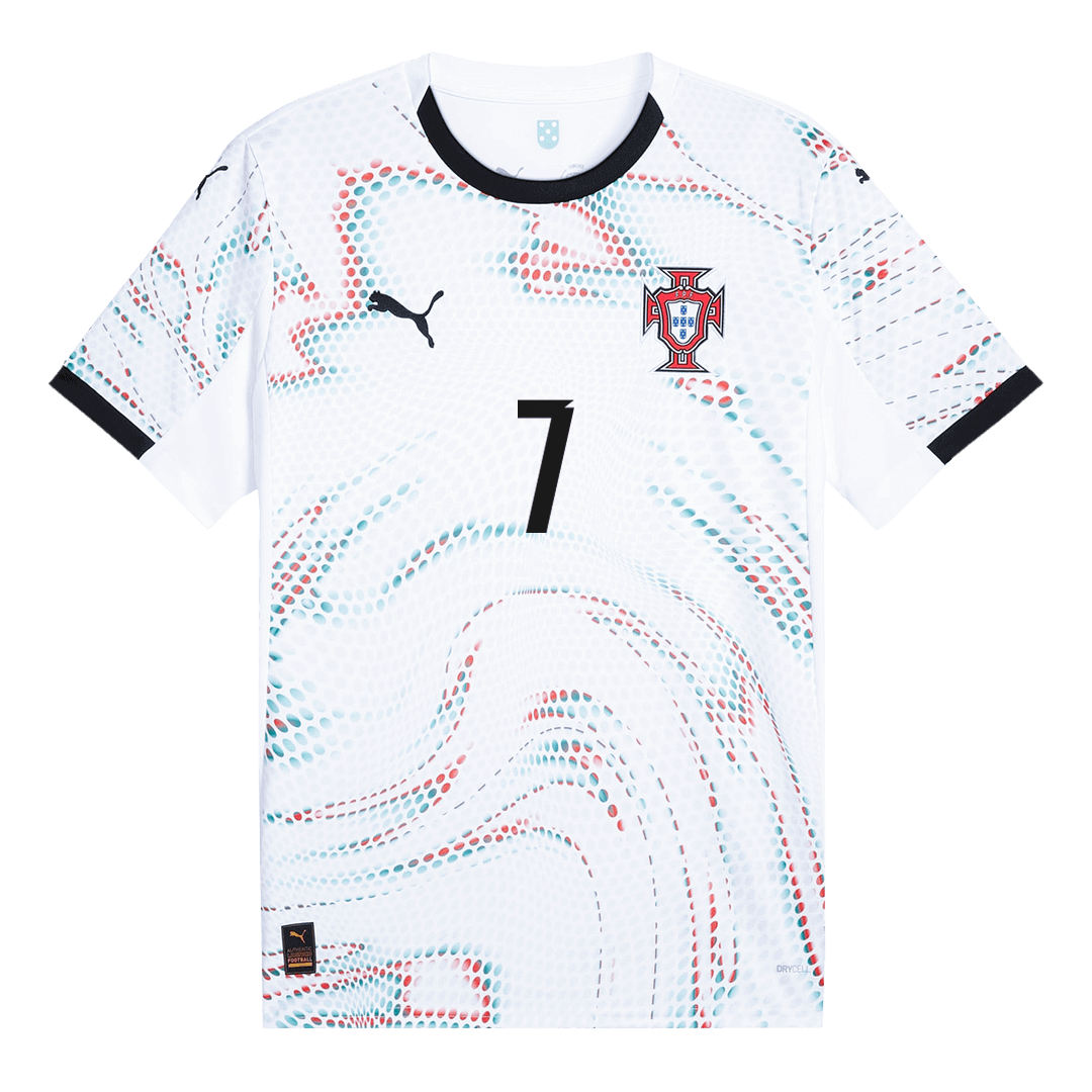 Maillot de football extérieur Portugal Ronaldo #7 2025