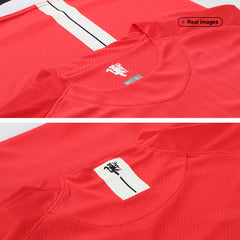 Manchester United SCHOLES #18 Home Soccer Jersey Retro 2007/08