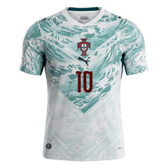 BERNARDO #10 Portugal Away Soccer Jersey World Cup 2026 White&Green