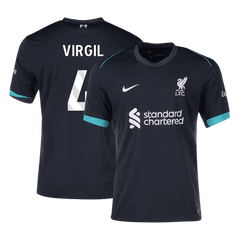 Liverpool VIRGIL #4 Away Soccer Jersey