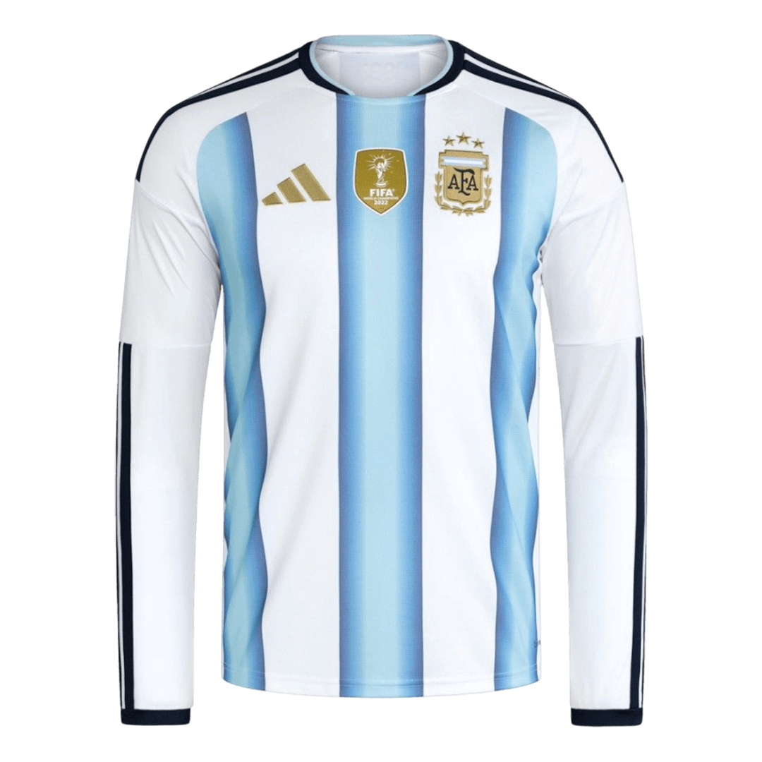 Argentina Home Long Sleeve Soccer Jersey World Cup 2026 Blue&White
