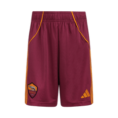 Roma Home Soccer Shorts 25/26 Red