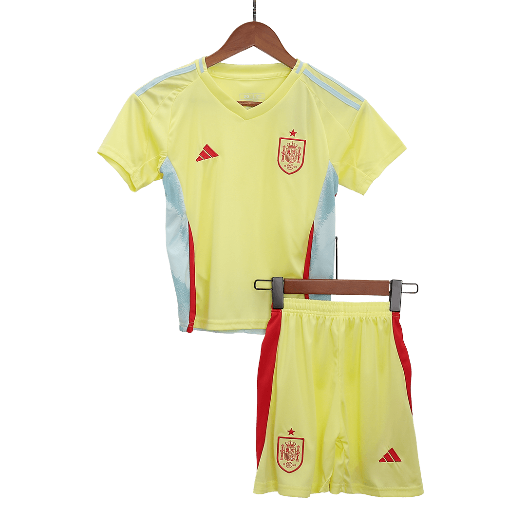Maillot extérieur Espagne EURO 2024 pour enfant (maillot, short, chaussettes)