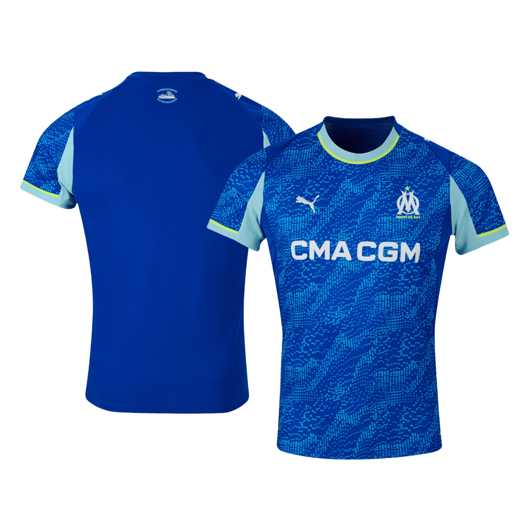 Marseille Third Away Soccer Jersey 25/26 Blue