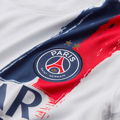 2024/26 PSG Away Soccer Jersey Champions of Europe 2026 Print White