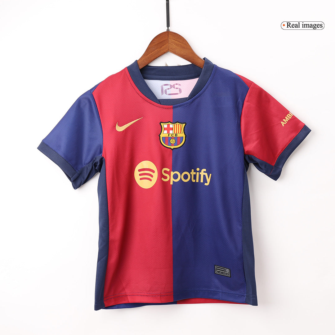 Maillot domicile Barcelone 2024/25 pour enfant (maillot + short)