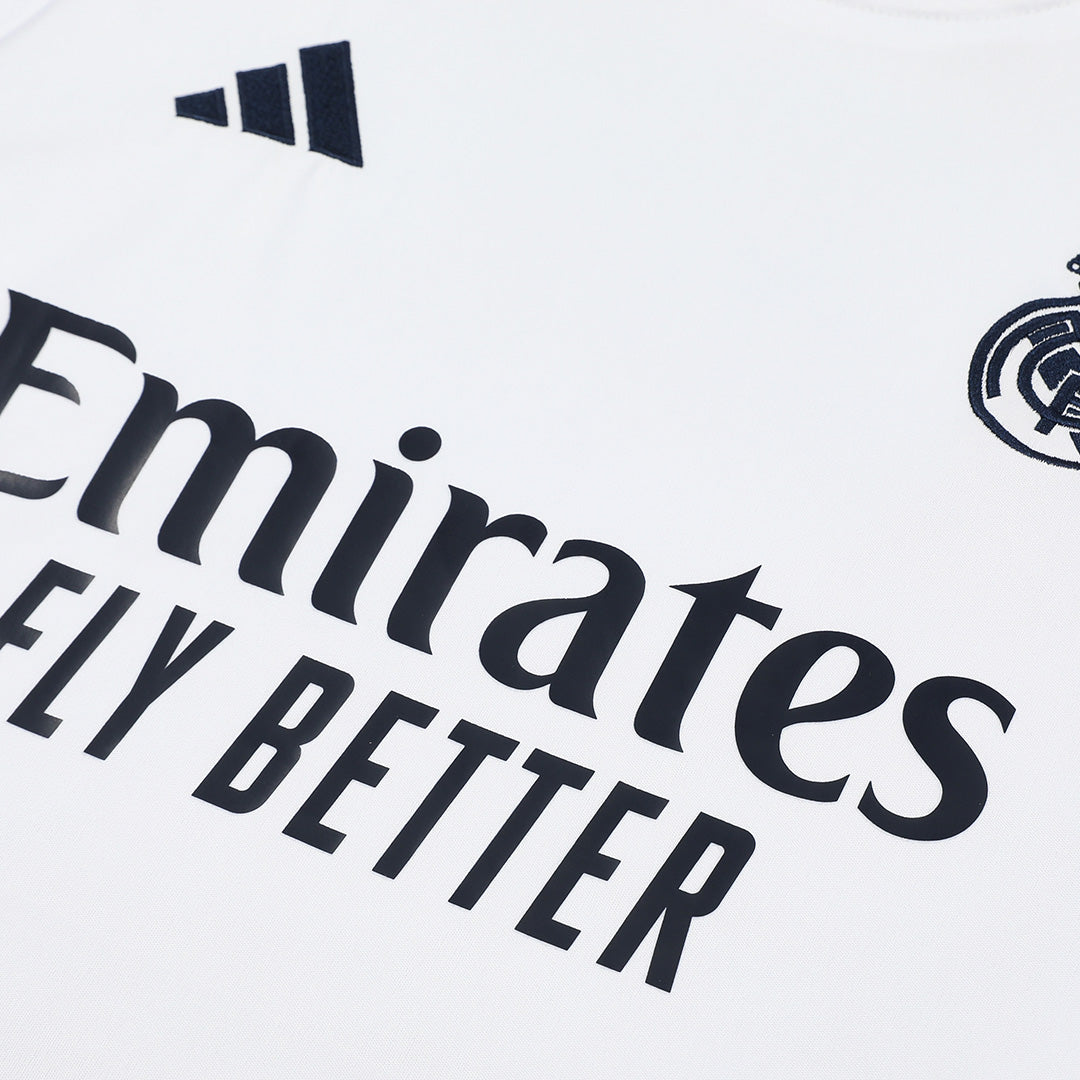 Real Madrid Pre-Match Fußballtrikot-Set 2024/25 (Trikot + Shorts)