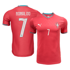 RONALDO#7 Player Version Portugal Home Soccer Jersey World Cup 2026 Red