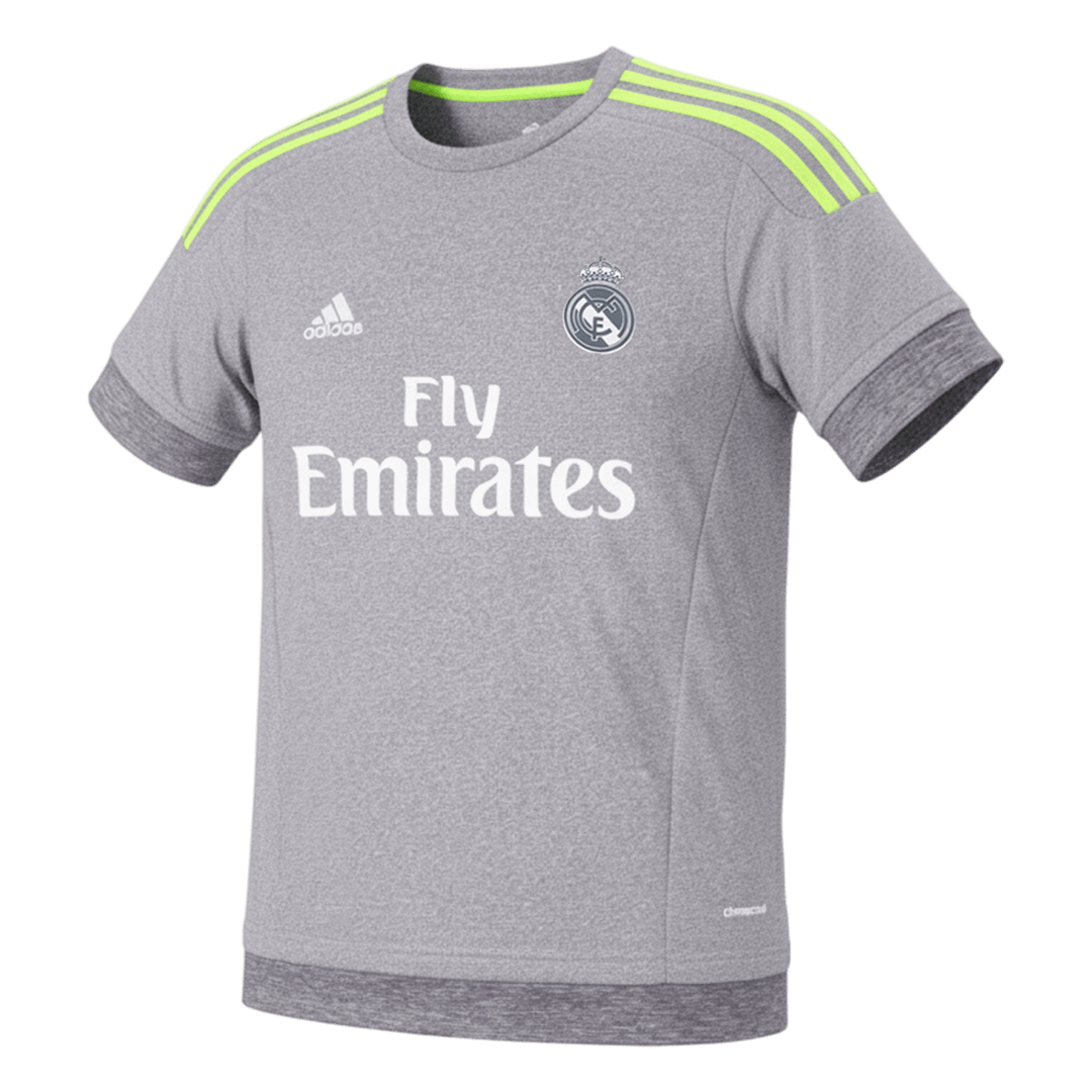 Retro 15/16 Real Madrid Away Soccer Jersey Gray