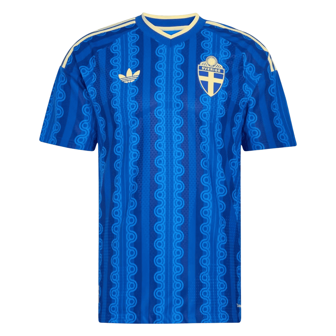 Men Player Version Sweden Away Soccer Jersey World Cup 2026 Blue
